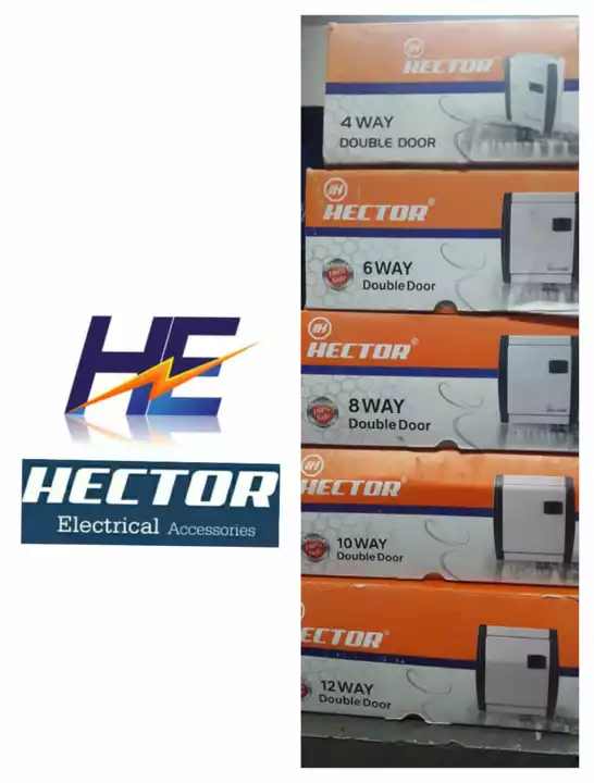 Hector double door distribution board uploaded by SETHIA ELECTRICALS on 12/6/2022