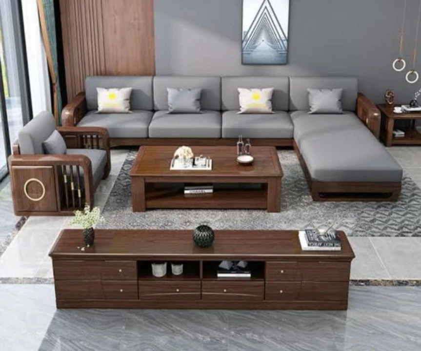 New wooden corner sofa my 89232 91482  uploaded by Design furniture on 12/6/2022