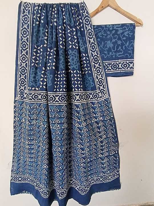 Post image Cotton malmal saree
hand Block Print
Saree size 6.30"mtr
Saree with blouse


For Daily update connect with us  
What's app no. 8000139836


❤️❣️We are manufacturer &amp; wholesaler of Hand block print fabric.
hand block print Dress material, Unstitched Cotton Suit With Cotton Dupatta, cotton saree, Natural Colour, Pure Cotton, Daboo print, Cotton Running Fabric, malmal &amp; chiffon Dupatta, bedsheet's.