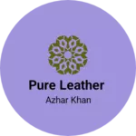 Business logo of Pure leather