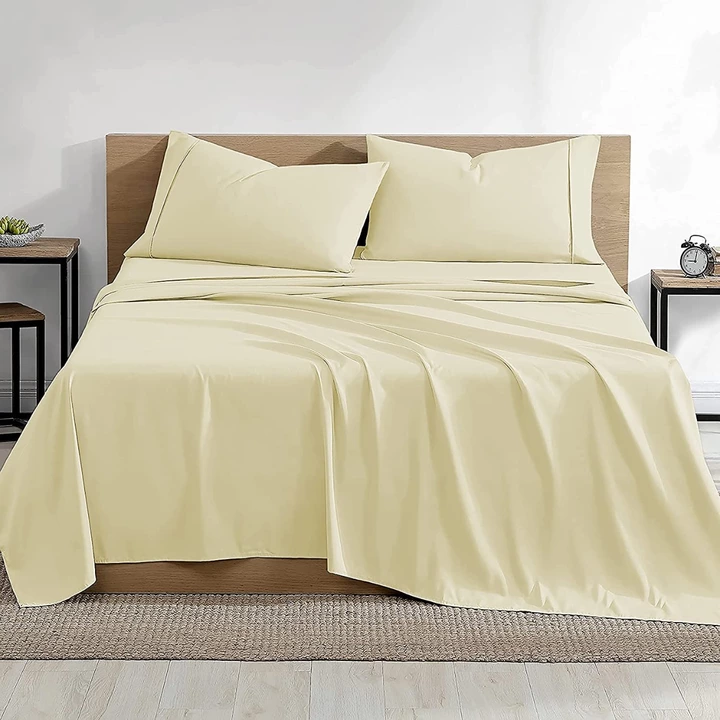 Glimmer - Cotton Rich Satin Bedsheet Set in King Size uploaded by business on 12/6/2022