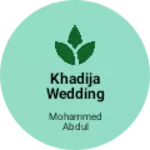 Business logo of Khadija wedding collections