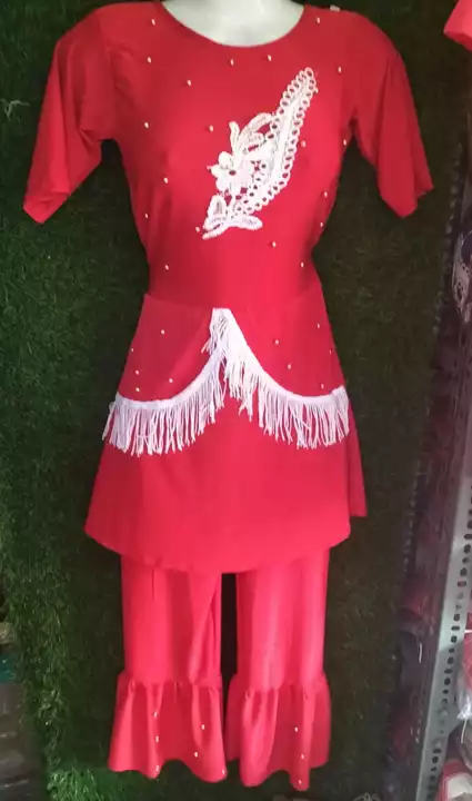 Girls fancy plazo dress 🤩🤩 uploaded by Littleone 16 on 12/6/2022