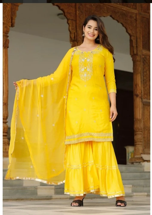 Sharara 3pcs. suits uploaded by business on 12/6/2022