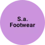 Business logo of S.A. footwear