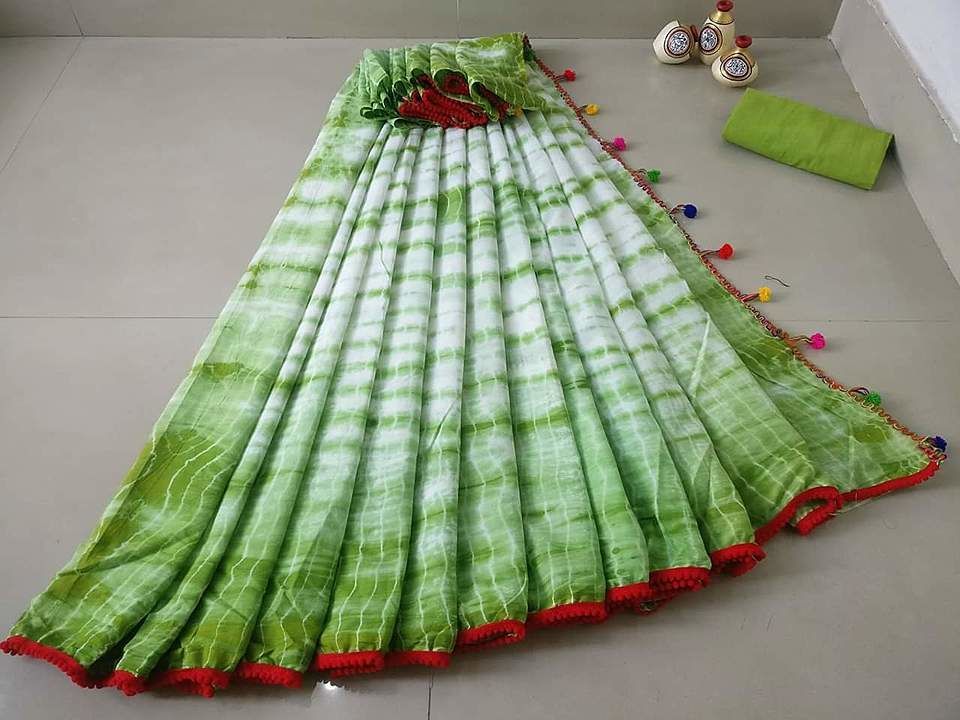 Cotton saree uploaded by Usha hand block printing on 1/29/2021