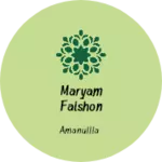 Business logo of Maryam faishon
