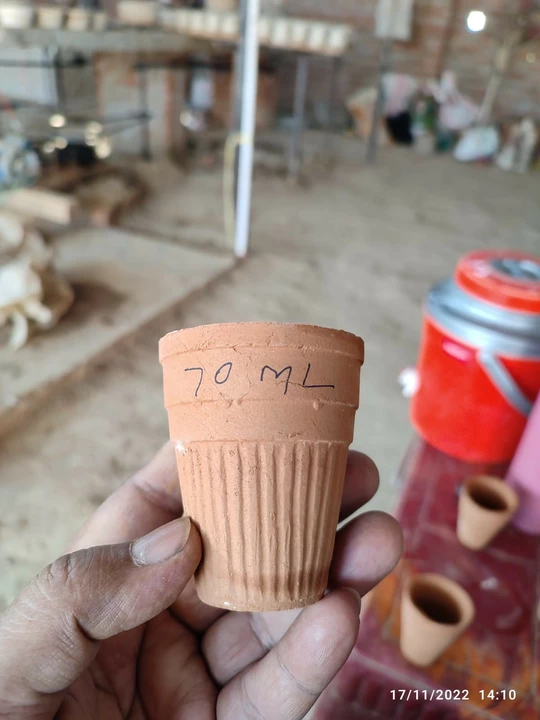 70 ml clay kullhad uploaded by Arth enterprises on 12/6/2022