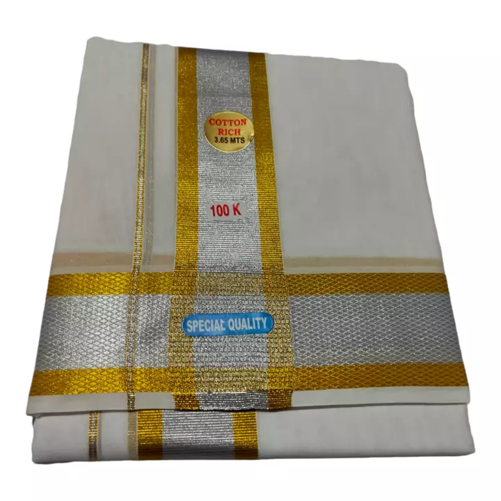Cotton Dhoti 8 mulam uploaded by Onam Kerala saree manufacturers  on 12/7/2022