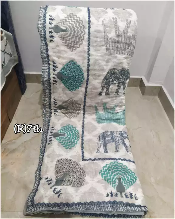 Jaipuri Double bed RAZAI  uploaded by Geeta textile on 12/7/2022