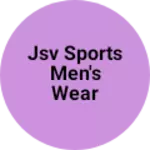Business logo of JSV sports men's wear