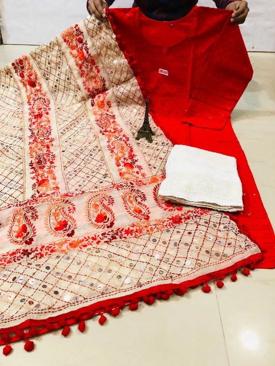 Ready to wear Set uploaded by Phulkari Dupatta and Suit on 12/7/2022