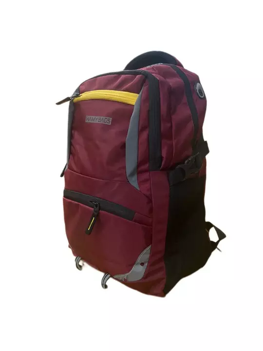 Hamy Large 36 L Laptop backpack Spacy unisex backpack with rain cover and reflective strap (Maroon) uploaded by Adhiraj Traders on 12/7/2022