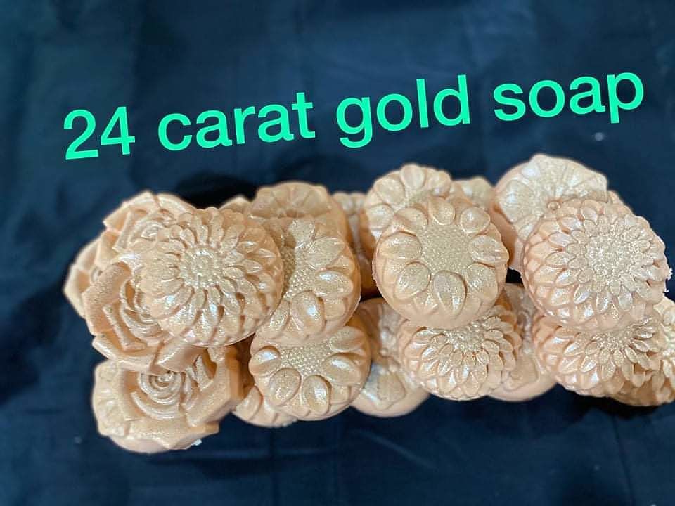 24 carat gold soap  uploaded by business on 1/29/2021