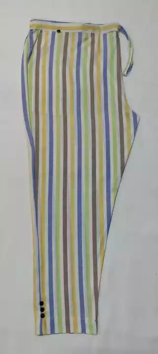 Striped pants uploaded by Good Luck Textiles on 12/7/2022