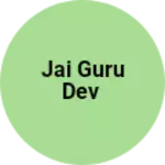 Business logo of Jai guru dev