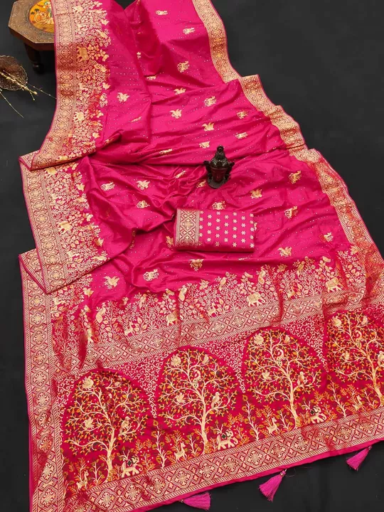 Pure silk saree  uploaded by Mahi fashion on 12/7/2022