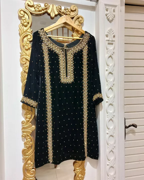 New Designer Velvet Suit single pcs available Order now  uploaded by AHEMED FASHION  on 12/7/2022