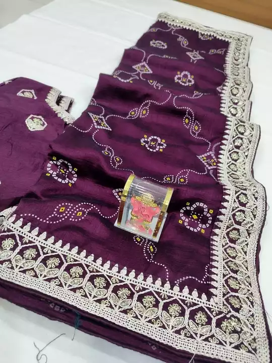 Traditional bandhani saree uploaded by BOKADIYA TEXOFIN on 12/7/2022