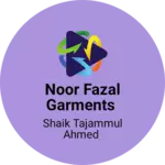 Business logo of Noor Fazal garments