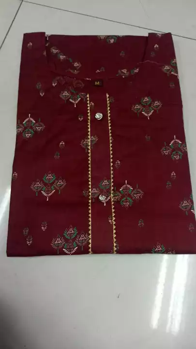 Cotton flex KURTIES  uploaded by Guru kripa textiles on 12/7/2022