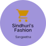 Business logo of SINDHURI'S FASHION