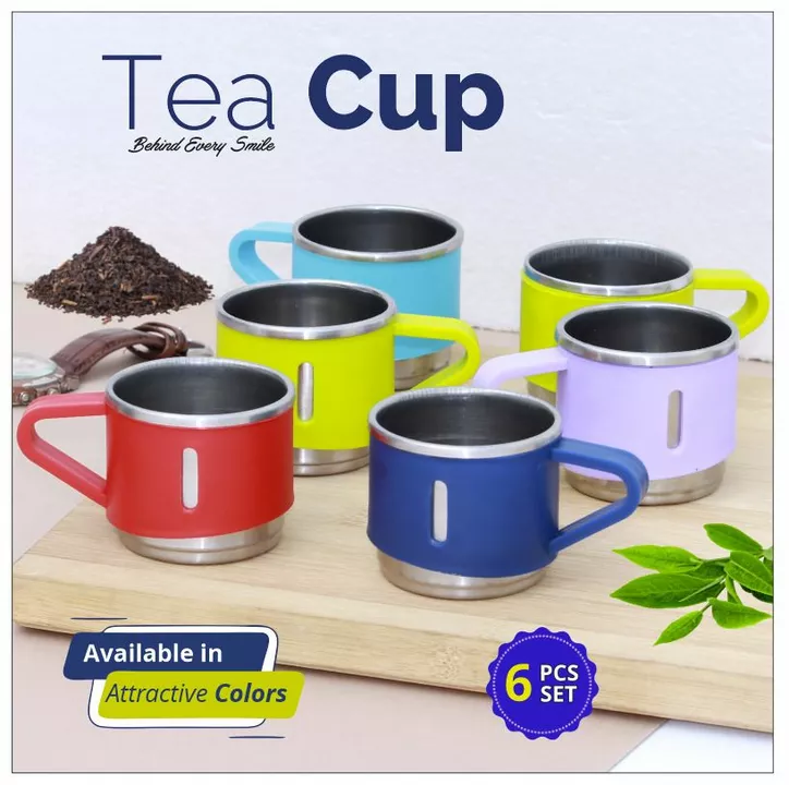 Tea cup 100ml 6pc set  uploaded by business on 12/7/2022