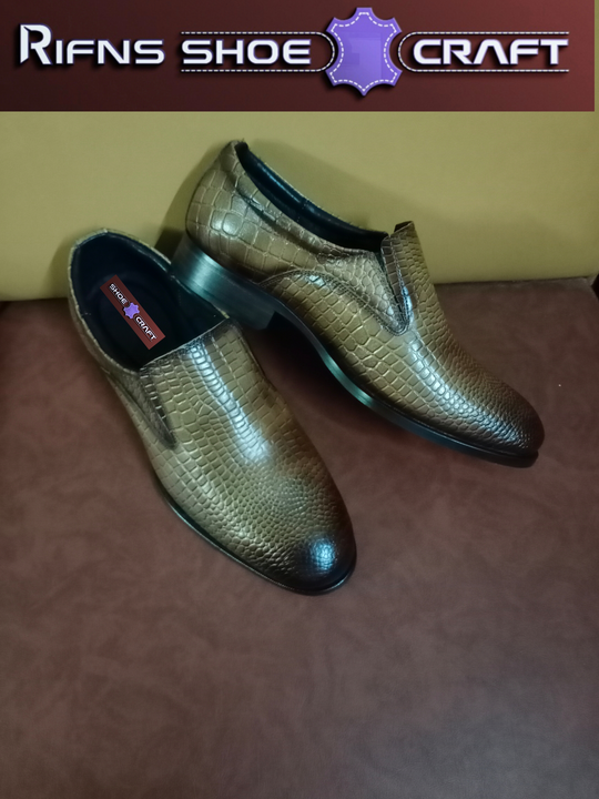 Crocodile leather Slip-on shoes  uploaded by RIFNS SHOE CRAFT on 12/7/2022