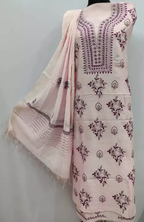 Pure chandri silk kurta dupatta set uploaded by Lucknowi Ada Chikankari Studio on 12/7/2022