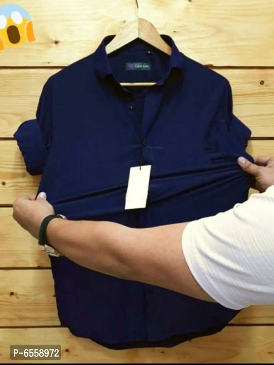 Post image I want 1-10 pieces of Tshirt at a total order value of 350. I am looking for Stylish Cotton Blend Solid Long Sleeves Casual Shirt For Men

Size: 
M
L
XL

 Color:  Navy Blue

 Fa. Please send me price if you have this available.