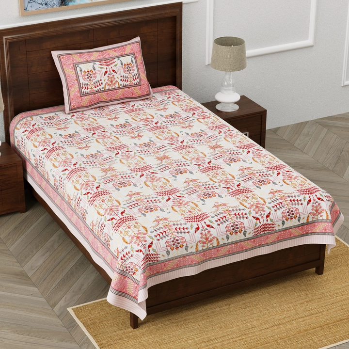 Product image with price: Rs. 265, ID: single-bedsheet-63-by-90-ac051b54