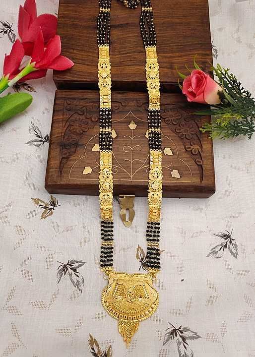 gold platted mangalsutra uploaded by Suman Collection  on 1/30/2021