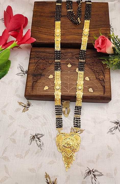 gold platted mangalsutra uploaded by Suman Collection  on 1/30/2021