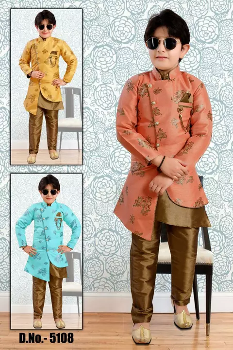 Boys kurta pajama koti set uploaded by Sudhir Enterprises on 12/8/2022