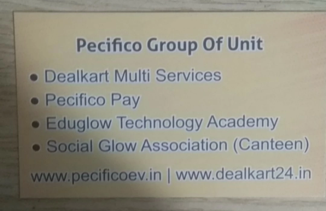 Visiting card store images of Pecifico