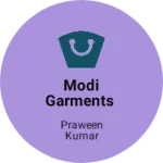 Business logo of Modi garments