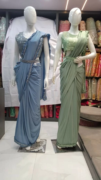 Ready to wear saree  uploaded by business on 12/8/2022
