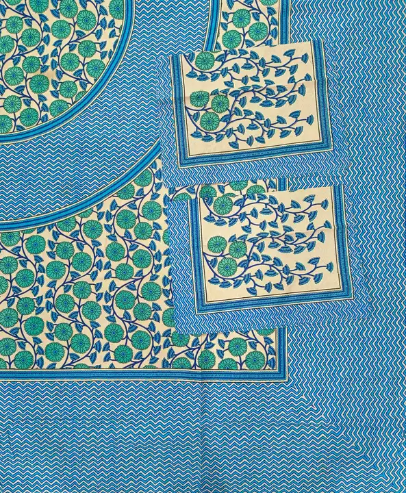 Jaipuri Printed Cotton King size Bedsheets with 2 Pillow Covers  uploaded by Parmeshwar Fabrics  on 12/8/2022