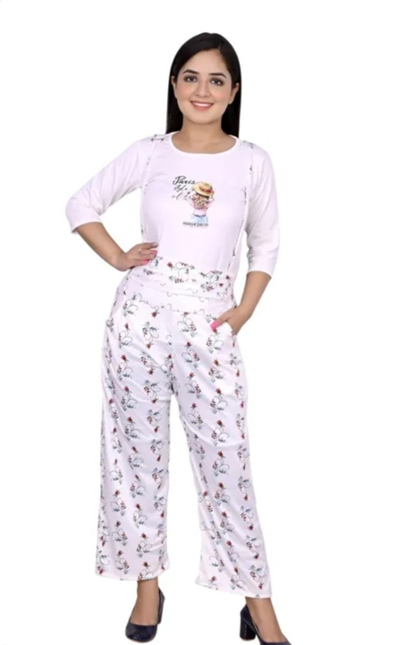 Girls jumpsuit flower print uploaded by Krishna enterprises on 12/8/2022