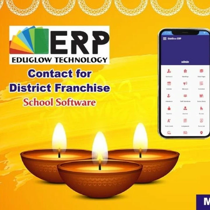 Visiting card store images of Eduglow Technology