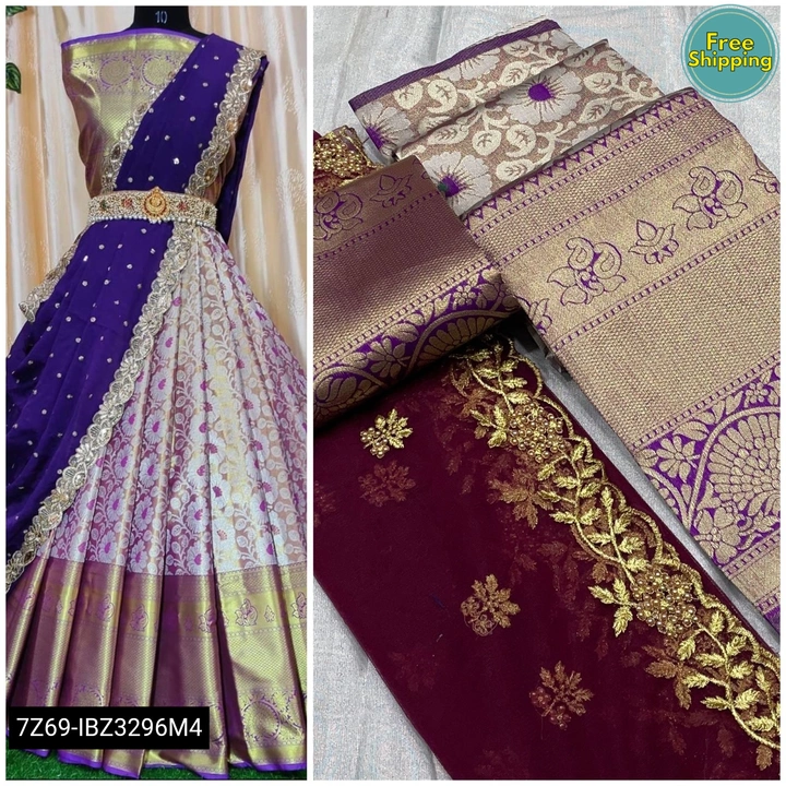 Half saree  uploaded by Dhaarmi Fashion on 12/8/2022