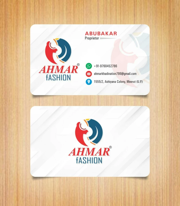 Visiting card store images of ABAK FASHION 