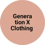 Business logo of Generation X CLOTHING
