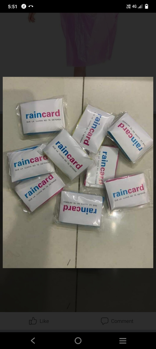 Product image of Rain coat and Rain Card , price: Rs. 99, ID: rain-coat-and-rain-card-d4889745
