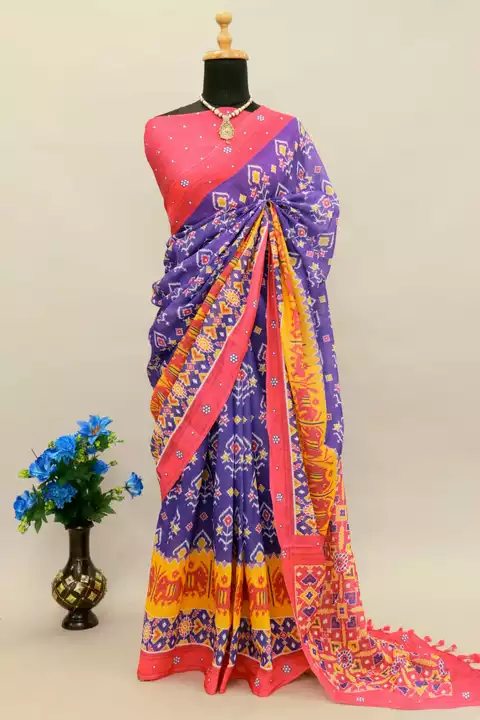 Beautiful Woven Lilen Saree Purple  uploaded by business on 12/8/2022