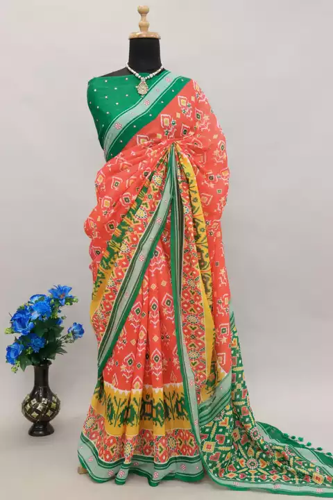 Beautiful Woven Lilen Saree Orange  uploaded by business on 12/8/2022