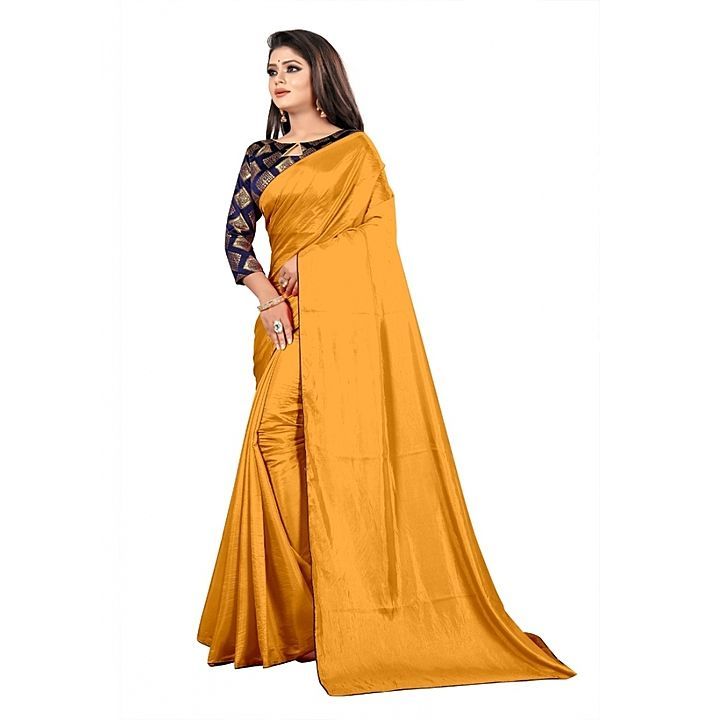 Generic Women's Paper Silk Saree wih Blouse (Yellow, 5-6mtrs)

 uploaded by Fashion Flax on 1/30/2021