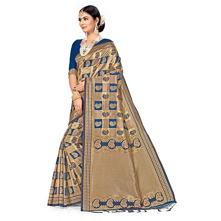 Generic Women's Banarasi Silk Saree (Neavy blue, 5-6mtrs)

 uploaded by Fashion Flax on 1/30/2021