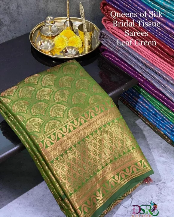 Soft litchi silk saree  uploaded by Dhanajay creation pvt Ltd  on 12/9/2022