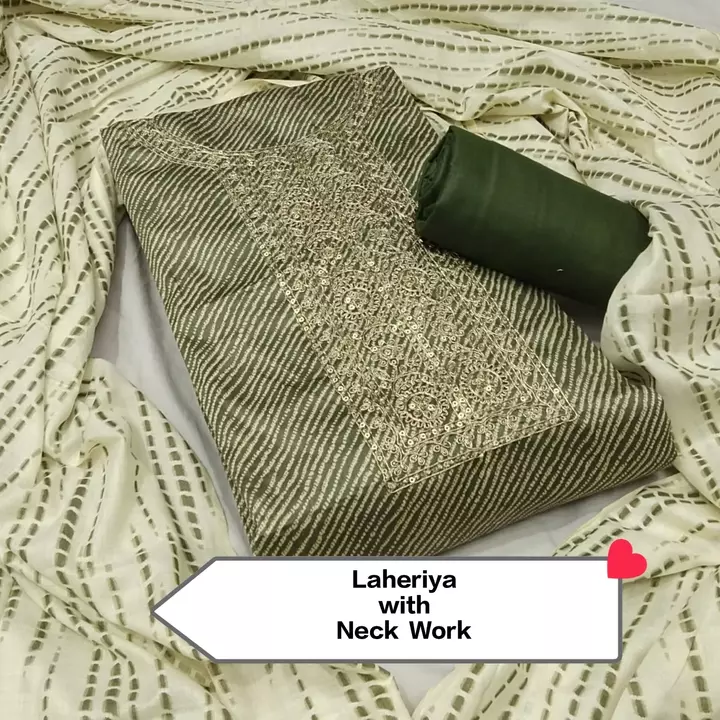 Laheriya  Print With  Neck uploaded by Apsara dresses on 12/9/2022